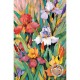 WATERMARK GREETING CARD IRIS GARDEN